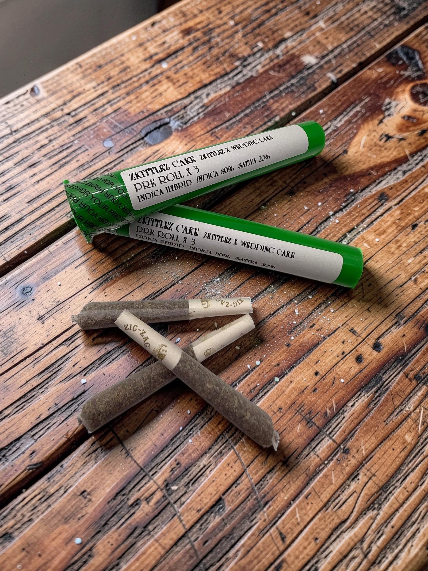 3 x 1¼ Premium Ultra Thin Cone Pre-Rolls – Handmade Per Order