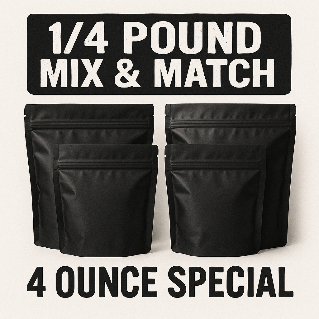 Quarter Pound Mix & Match Special | 4 x 28g Premium Strains | Cannabud Canada
