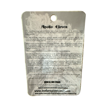 Apollo Eleven reg 14 seed (vault pack) old school original
